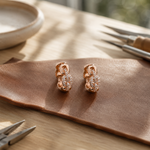 Copper earrings link from Livia