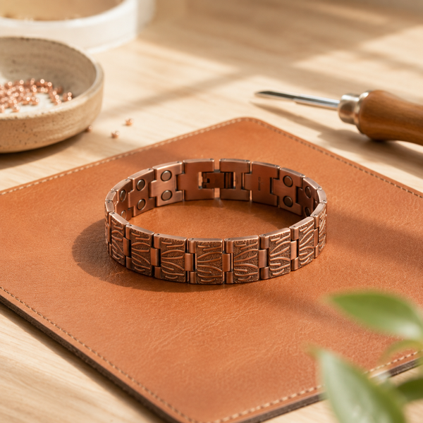 Men's copper bracelet Grit by Livia