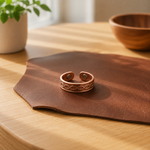 Char copper ring by Livia