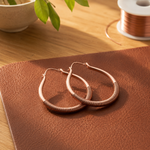 Creek copper earrings by Livia
