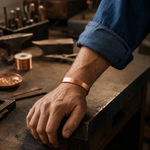 Bolt copper bracelet by Livia