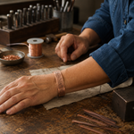 Drift copper bracelet by Livia