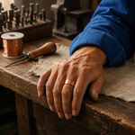 Weld copper ring by Livia