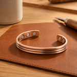 Copper bracelet fur by Livia