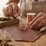 Pebble copper ring by Livia