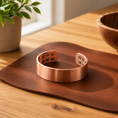 Anvil copper bracelet by Livia