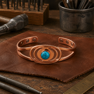 Sedge copper bracelet by Livia