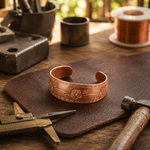 Fret copper bracelet by Livia
