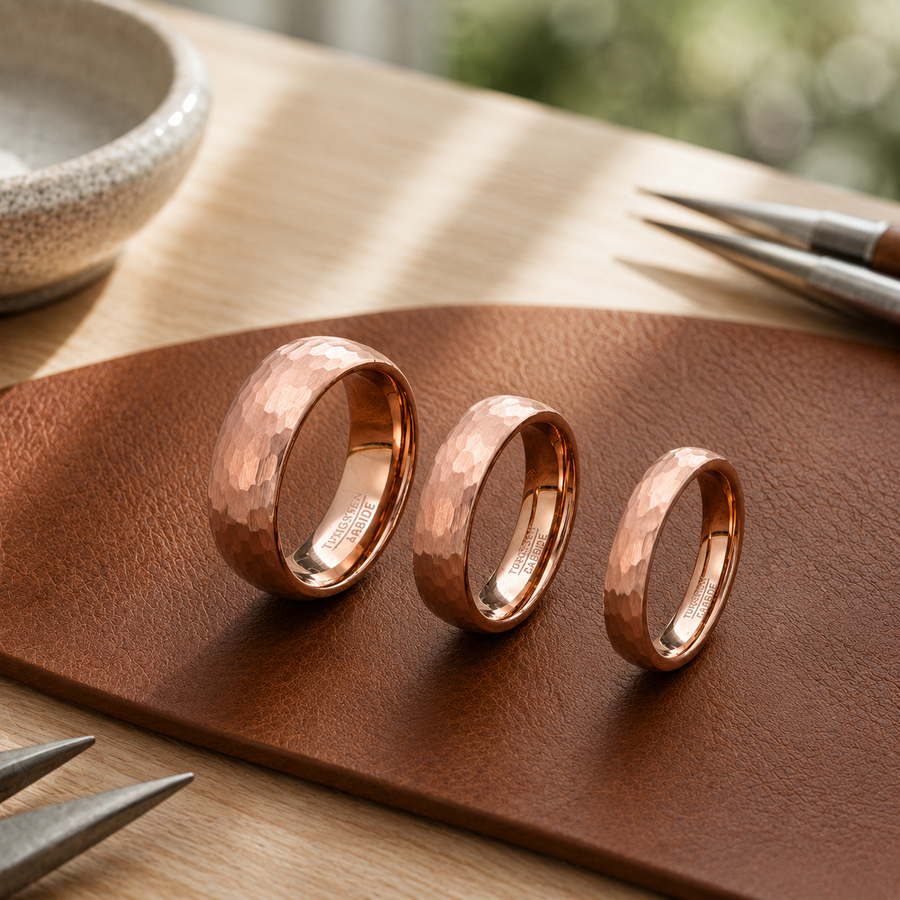 Copper ring Dint by Livia