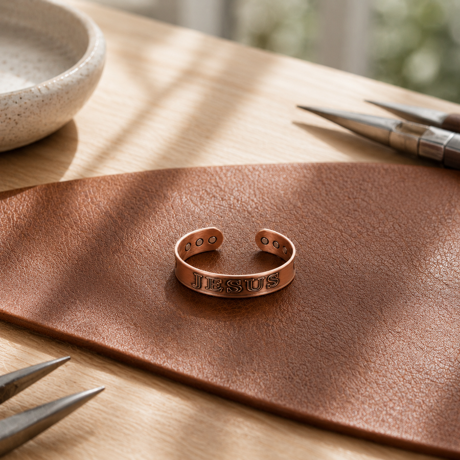 Grace copper ring by Livia