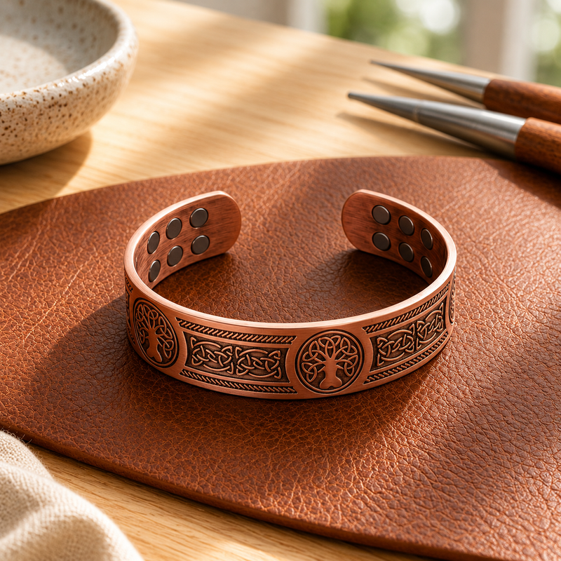Bough copper bracelet by Livia