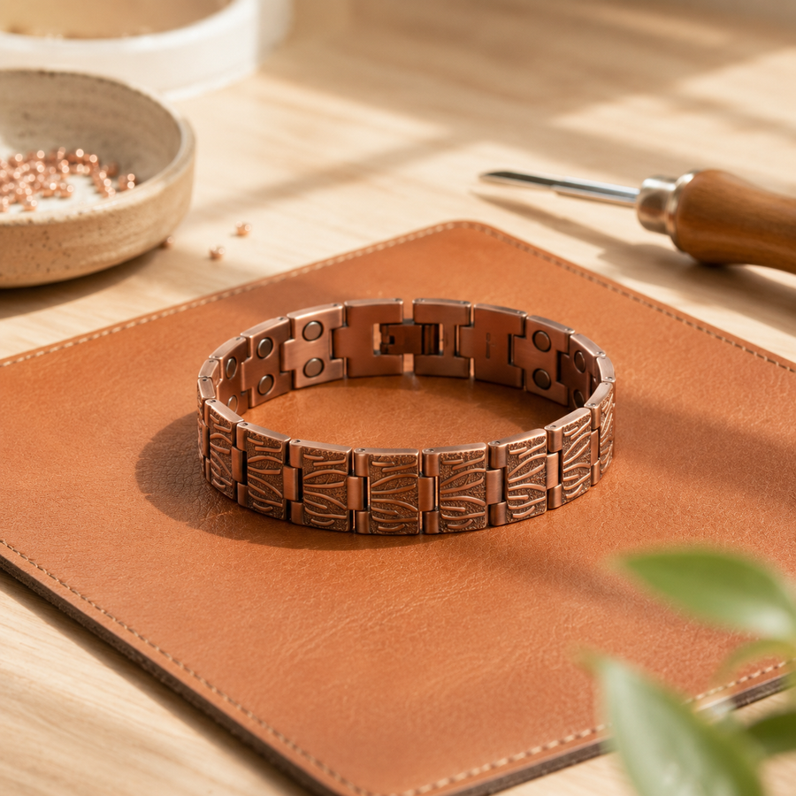 Men's copper bracelet Grit by Livia