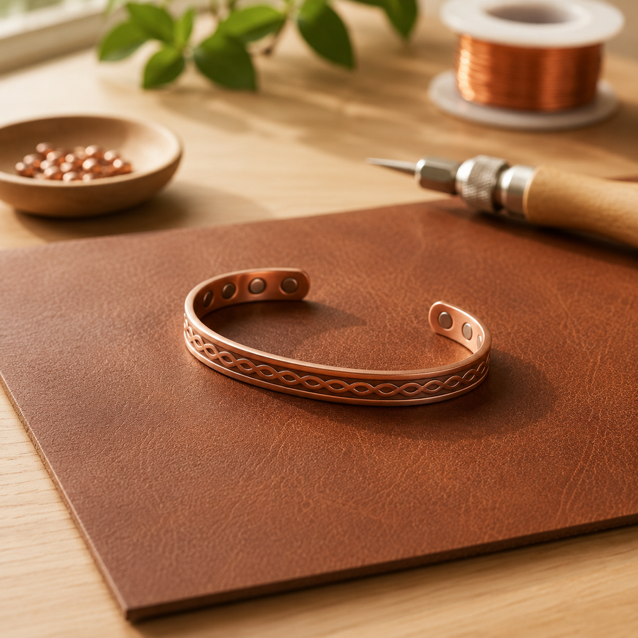 Livia's Current copper bracelet