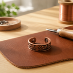 Copper ring Clag by Livia