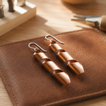 Dusk copper earrings by Livia