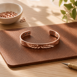 Lunar copper bracelet by Livia