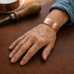 Fret copper bracelet by Livia