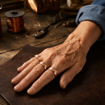 Copper ring Dint by Livia
