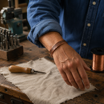 Moss copper bracelet by Livia