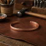Copper ankle chain Sand by Livia