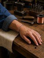 Livia Weave copper bracelet