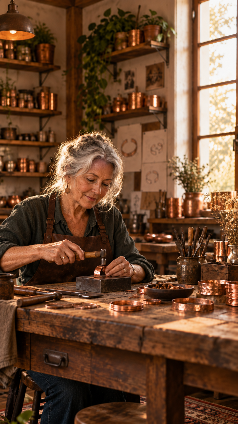 Jewelry made of 99.9% pure copper
