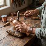 Pure copper water bottle by Livia