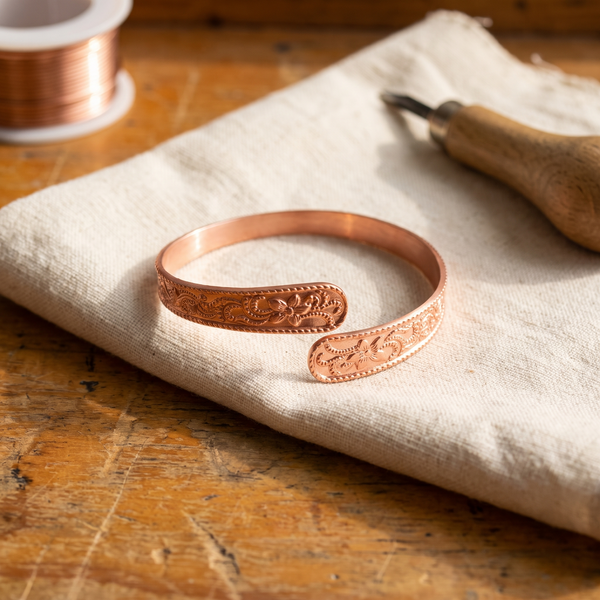 Copper earrings Moor by Livia