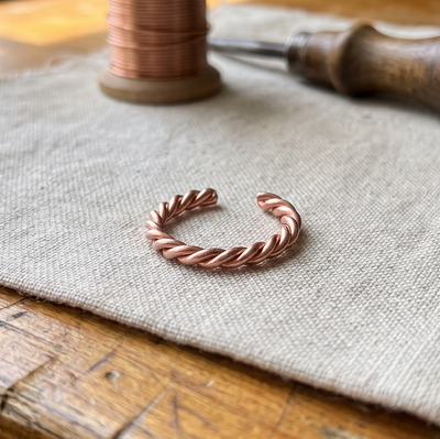 Copper Tensor Ring by Livia